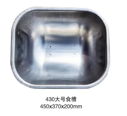 Heat Resistant Stainless Steel Trough For Farrowing Crate