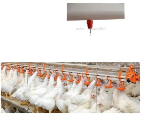 220V 50Hz Poultry Float Nipple Drinker For Broiler Chicken Red