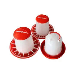 Automatic Poultry Water Feeder Goose Chicken Feeder Pan Breeding Equipment