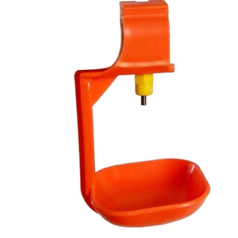 ABS Plastic Quail Lubing Cup Drinker Chicken Watering Nipple System
