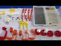 dwuskrzydłowy poidło smoczkowe z podwójną blokadą do picia kurczaków przepiórczych drobiu brojlerów